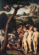 CRANACH, Lucas the Elder The Judgment of Paris painting